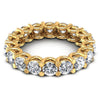Round Diamonds 4.00CT Eternity Ring in 14KT Yellow Gold