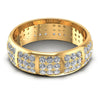 Round Diamonds 2.20CT Eternity Ring in 14KT Yellow Gold