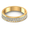 Round Diamonds 1.65CT Eternity Ring in 14KT Yellow Gold