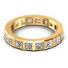 Princess Diamonds 2.10CT Eternity Ring in 14KT Yellow Gold