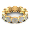 Round Diamonds 0.85CT Eternity Ring in 14KT Yellow Gold