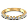 Round Diamonds 0.80CT Eternity Ring in 14KT Yellow Gold