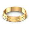 Round Diamonds 0.20CT Diamonds Wedding Band in 14KT Yellow Gold