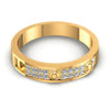 Round Diamonds 0.20CT Diamonds Wedding Band in 14KT Yellow Gold