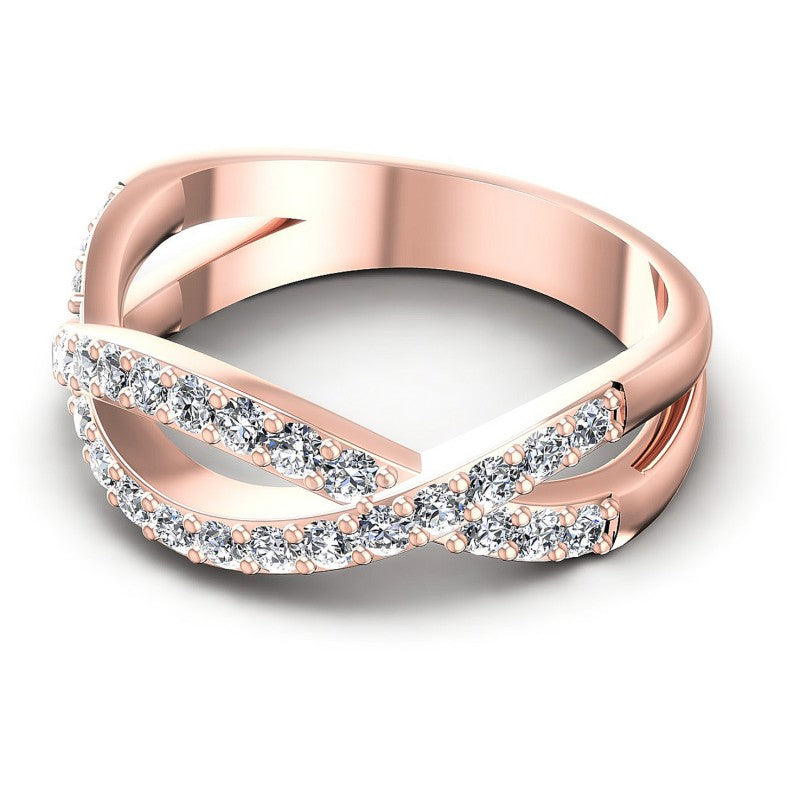 Brilliant Round Diamonds 0.65CT Diamonds Wedding Band