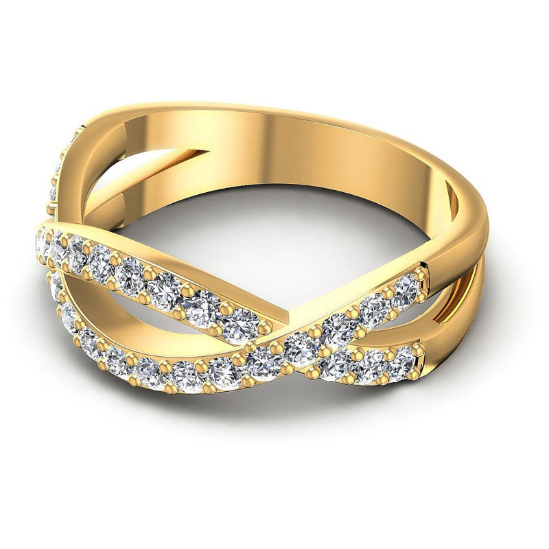 Brilliant Round Diamonds 0.65CT Diamonds Wedding Band