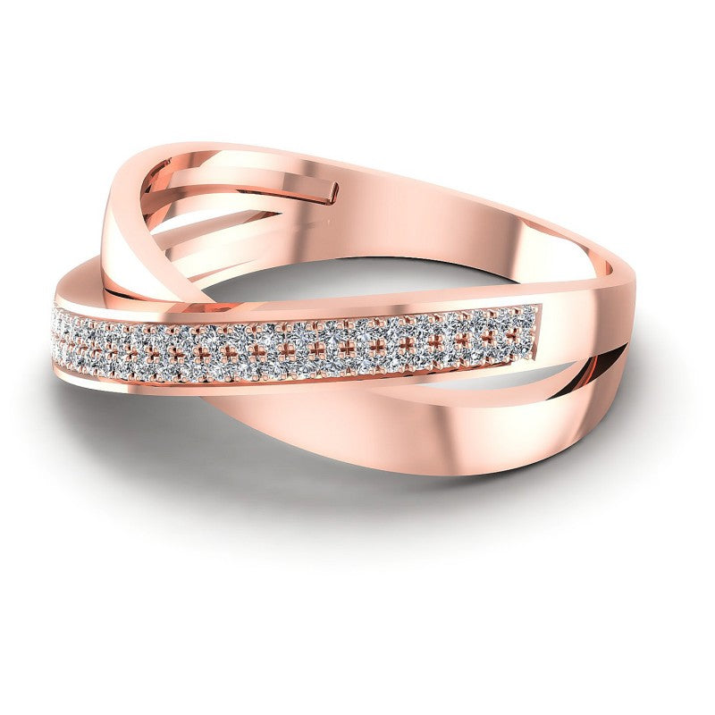 Precious Round Diamonds 0.30CT Diamonds Wedding Band
