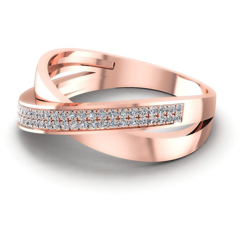 Precious Round Diamonds 0.30CT Diamonds Wedding Band