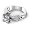 0.80CT Round  Cut Diamonds Engagement Rings