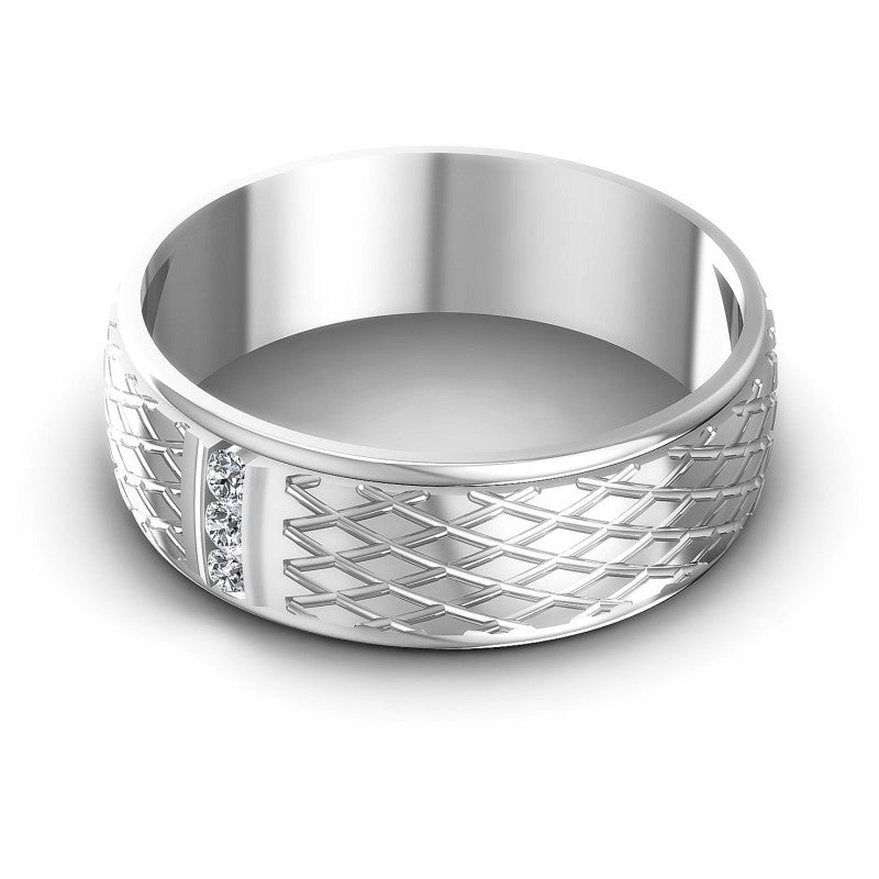 Brilliant Round Diamonds 0.05CT Diamonds Wedding Band