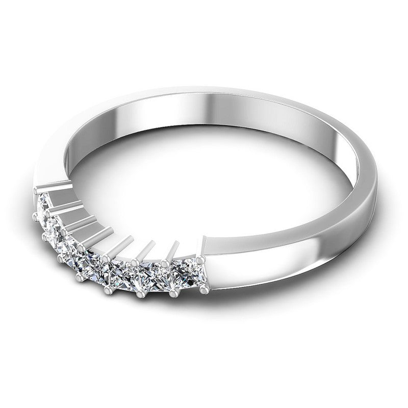 Princess Diamonds 0.40CT Diamonds Wedding Band in 14KT Rose Gold