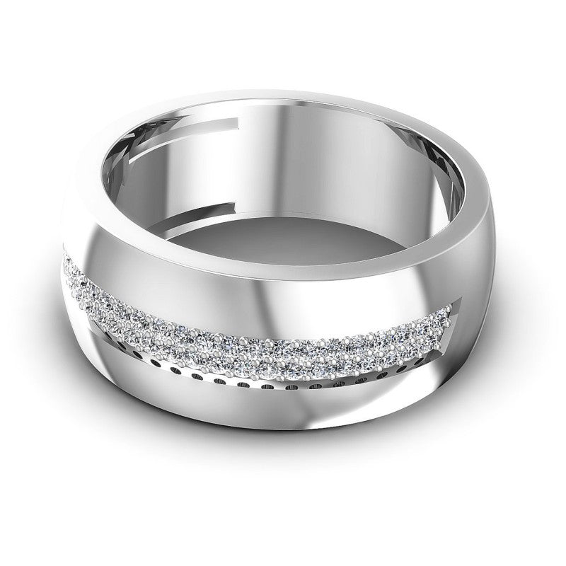 Charming Round Diamonds 0.45CT Diamonds Wedding Band