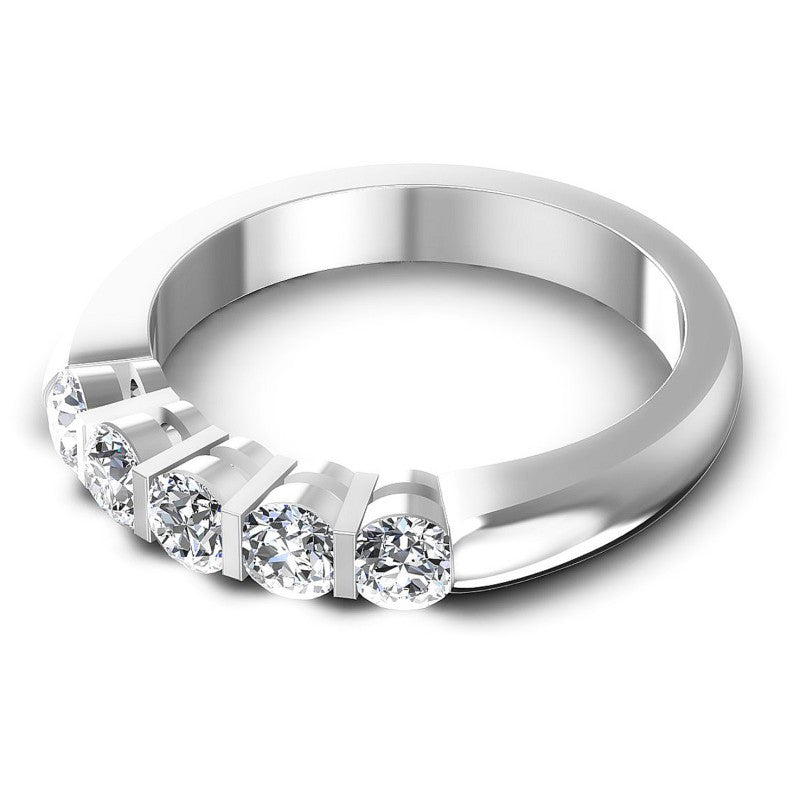 Classic Round Diamonds 0.75CT Diamonds Wedding Band