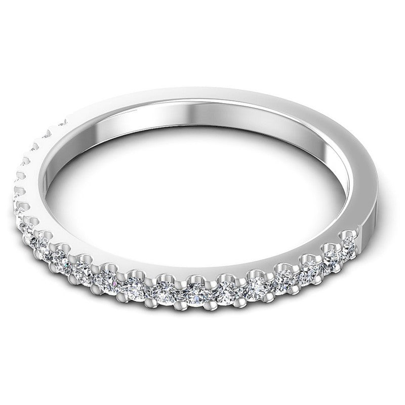 Round Diamonds 0.30CT Diamonds Wedding Band in 14KT Rose Gold