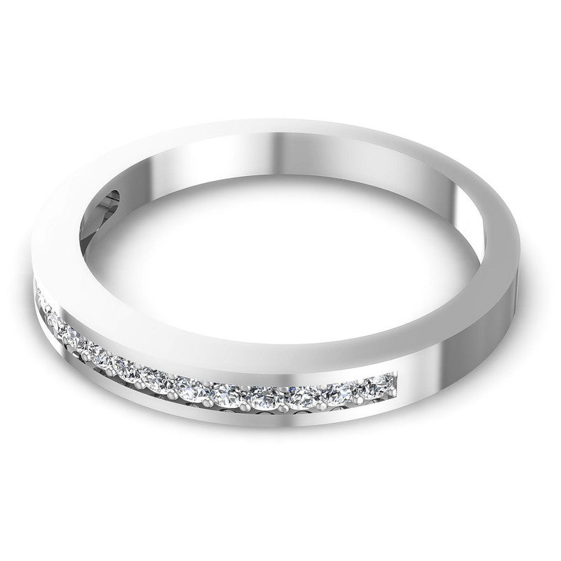 Stunning Round Diamonds 0.20CT Diamonds Wedding Band