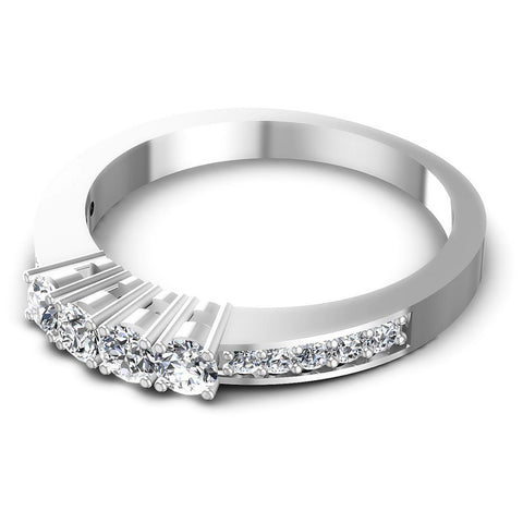 Superb Round Diamonds 0.60CT Diamonds Wedding Band