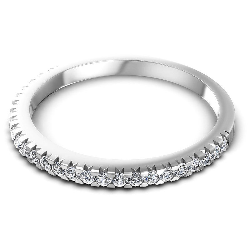 Elegant Round Diamonds 0.30CT Diamonds Wedding Band