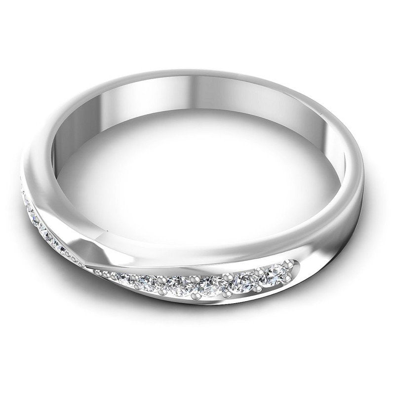 Stunning Round Diamonds 0.30CT Diamonds Wedding Band