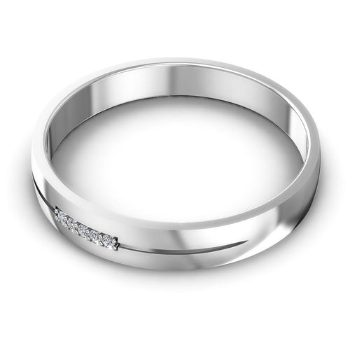 Timeless Round Diamonds 0.05CT Diamonds Wedding Band