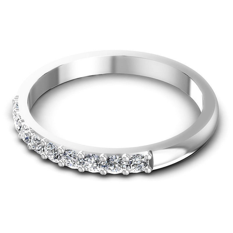 Round Diamonds 0.30CT Diamonds Wedding Band in 14KT Rose Gold