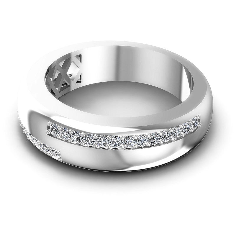 Brilliant Round Diamonds 0.35CT Diamonds Wedding Band