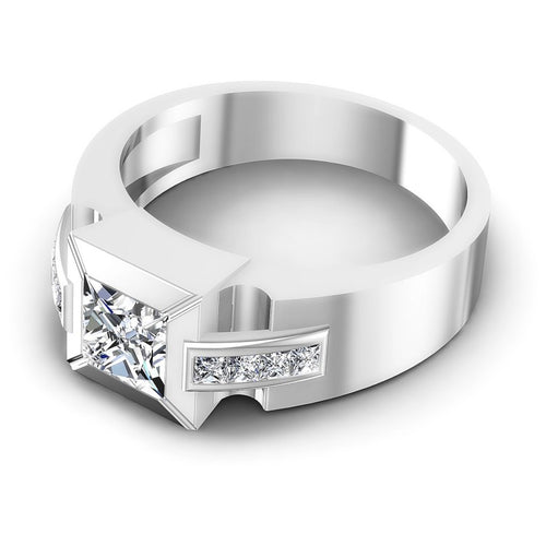 Princess Diamonds 0.55CT Engagement Ring in 14KT Rose Gold