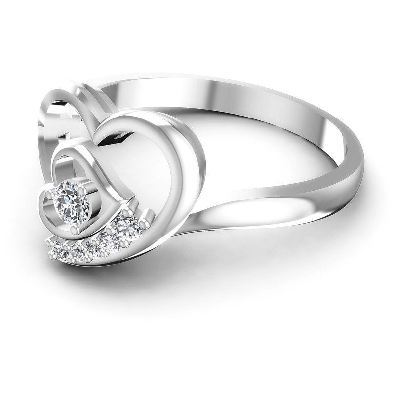 Round Diamonds 0.25CT Fashion Ring in 14KT Rose Gold