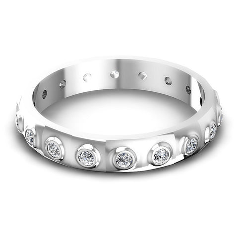 Round Diamonds 0.25CT Eternity Ring in 14KT Rose Gold