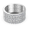 Charming Round Diamonds 2.10CT Eternity Ring