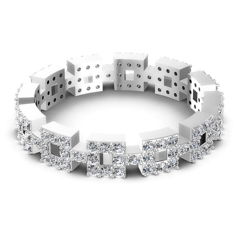 Round Diamonds 0.65CT Eternity Ring in 14KT Rose Gold