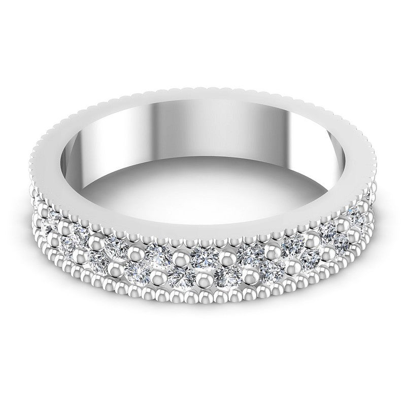 Original Round Diamonds 0.75CT Eternity Ring