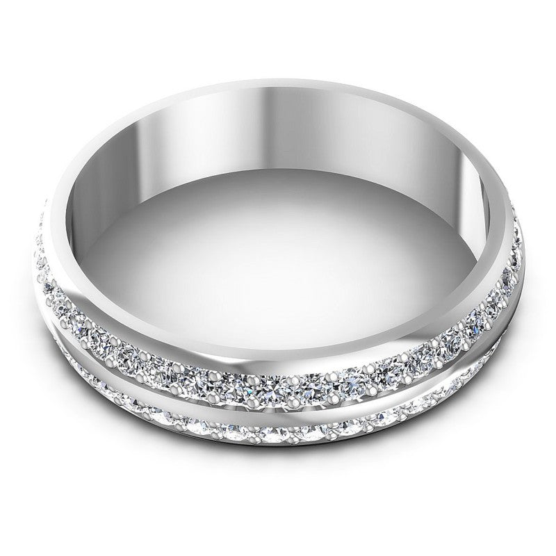 Round Diamonds 1.25CT Eternity Ring in 14KT Rose Gold