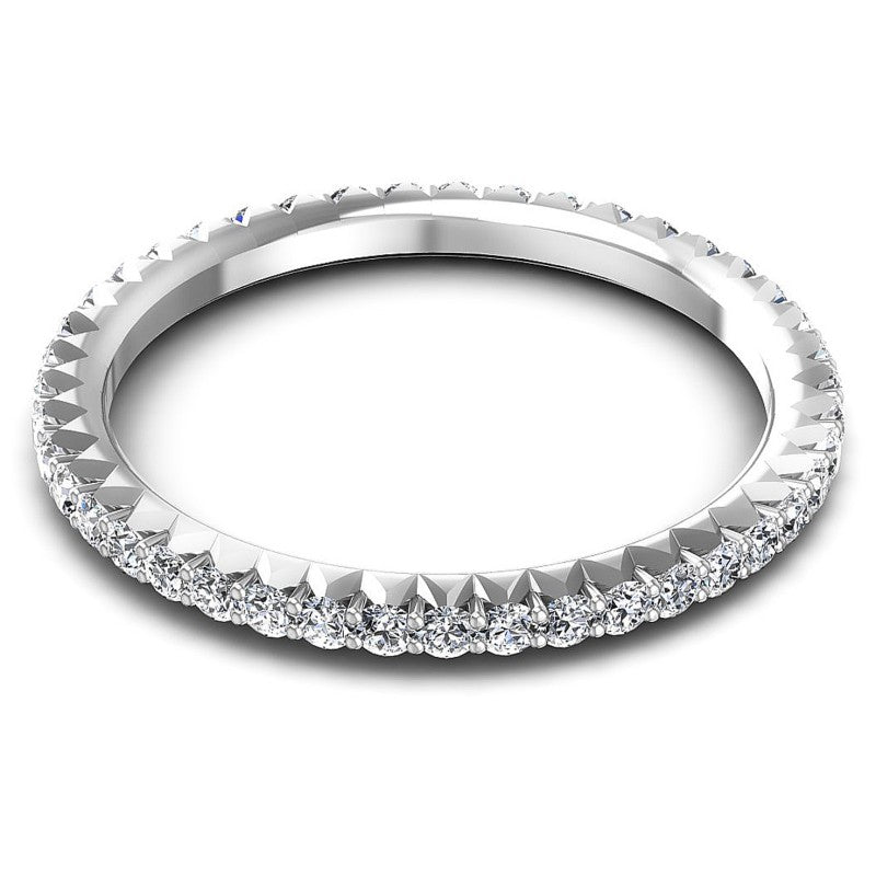 Round Diamonds 0.55CT Eternity Ring in 14KT Rose Gold