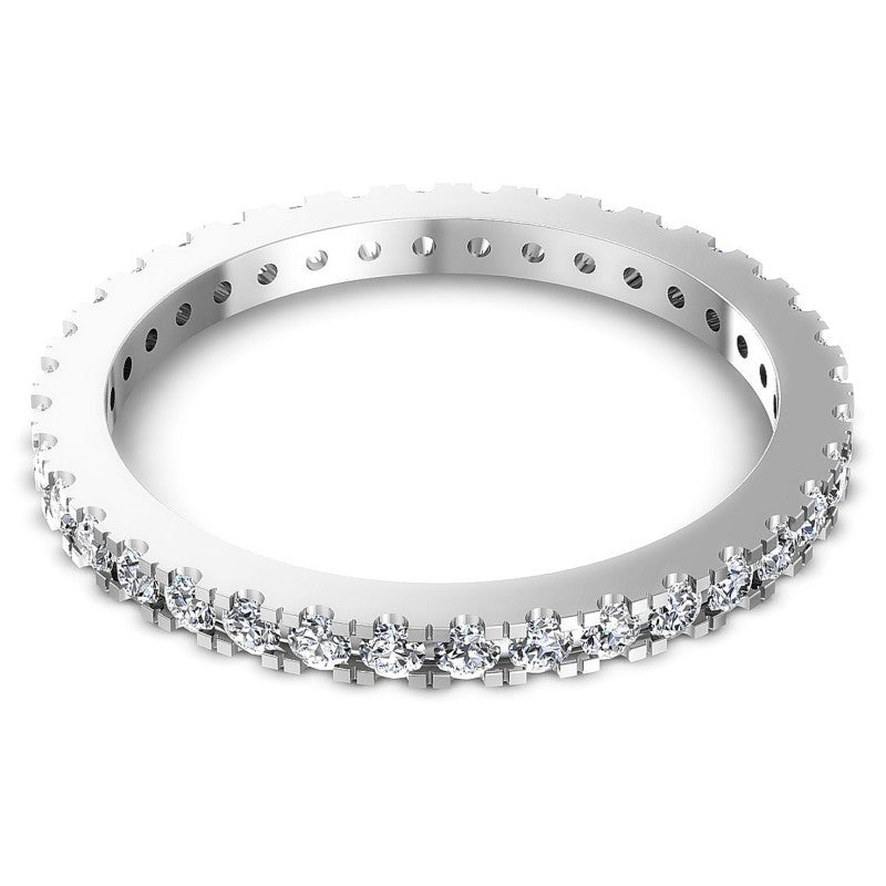 Round Diamonds 0.45CT Eternity Ring in 14KT Rose Gold
