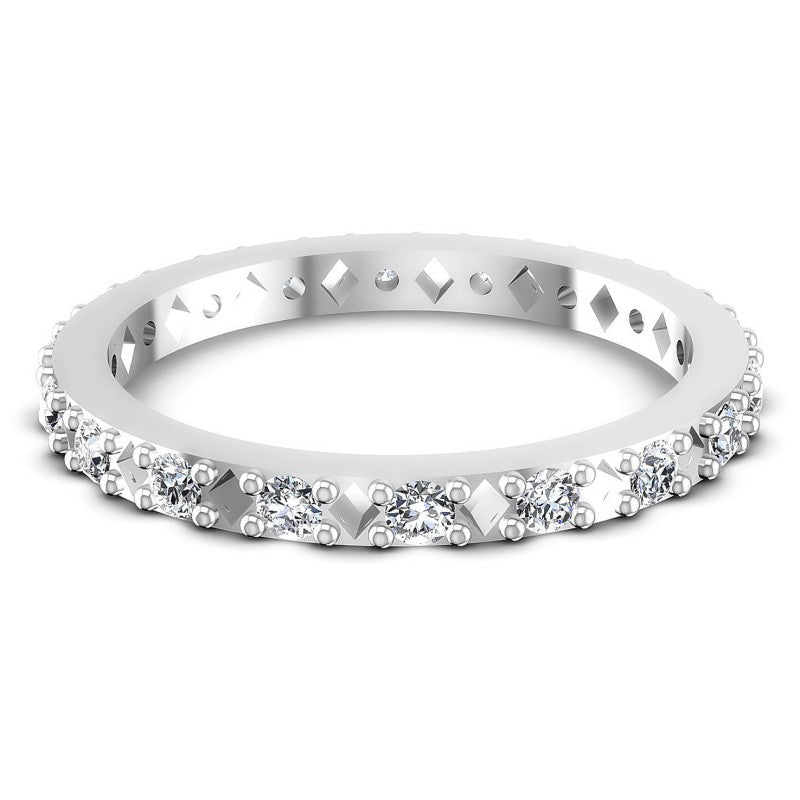 Brilliant Round Diamonds 0.40CT Eternity Ring