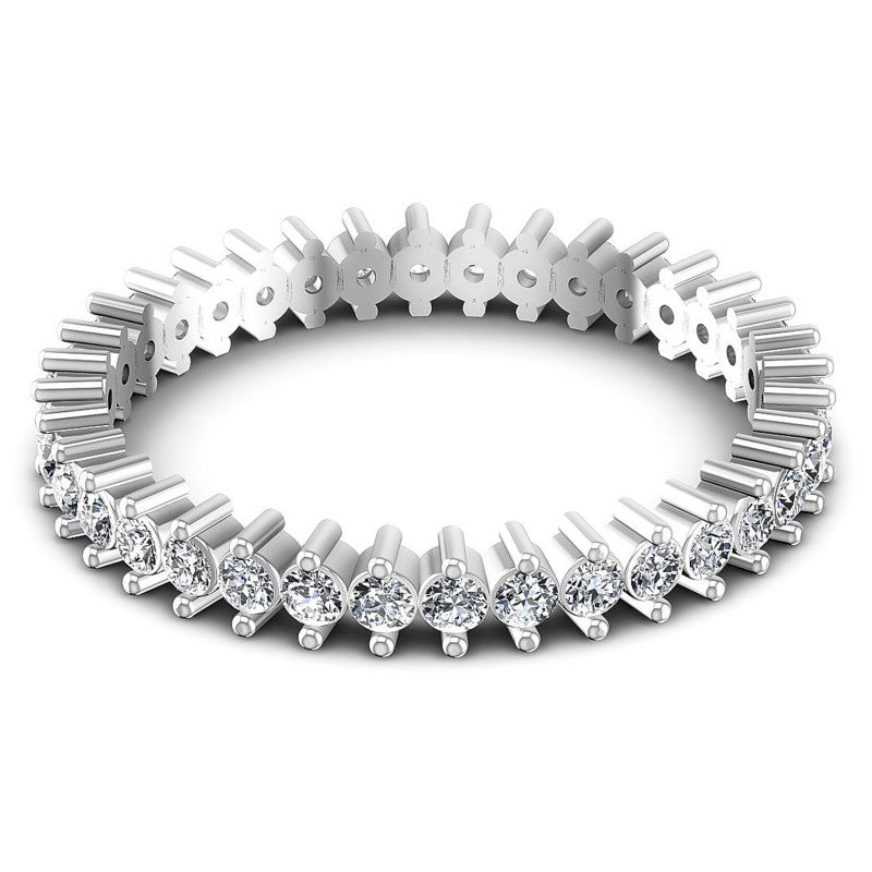 Incredible Round Diamonds 0.45CT Eternity Ring
