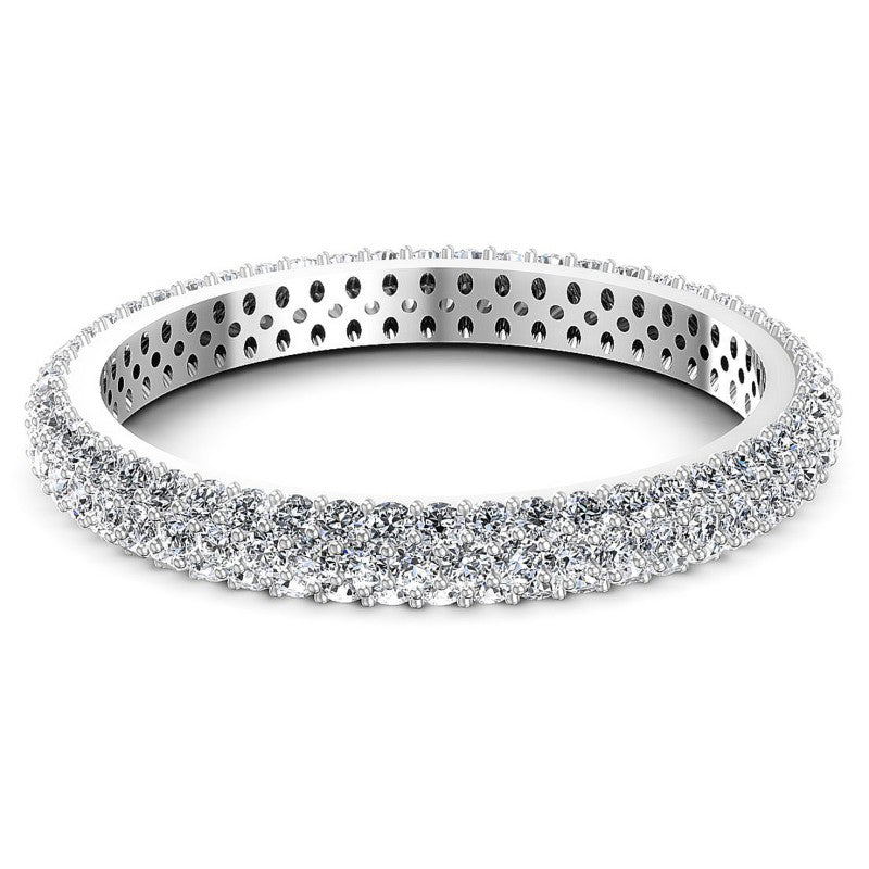 Brilliant Round Diamonds 0.80CT Eternity Ring