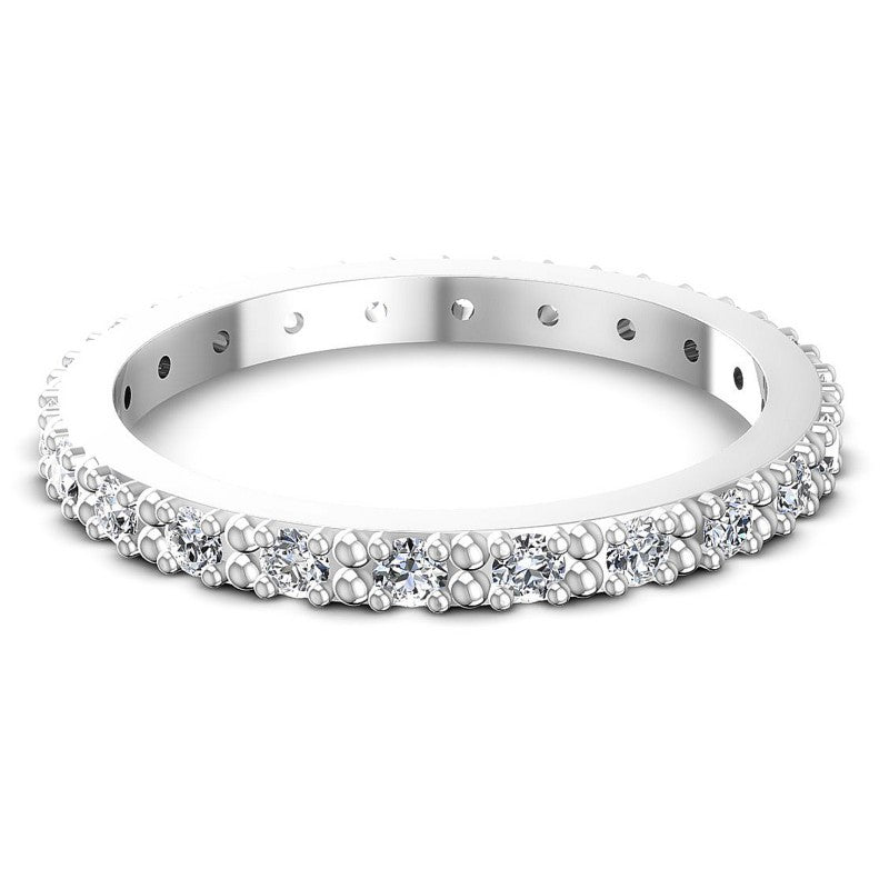 Round Diamonds 0.40CT Eternity Ring in 14KT Rose Gold