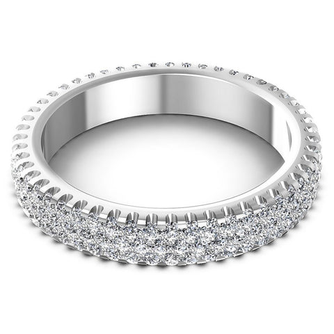 Round Diamonds 1.00CT Eternity Ring in 14KT Rose Gold