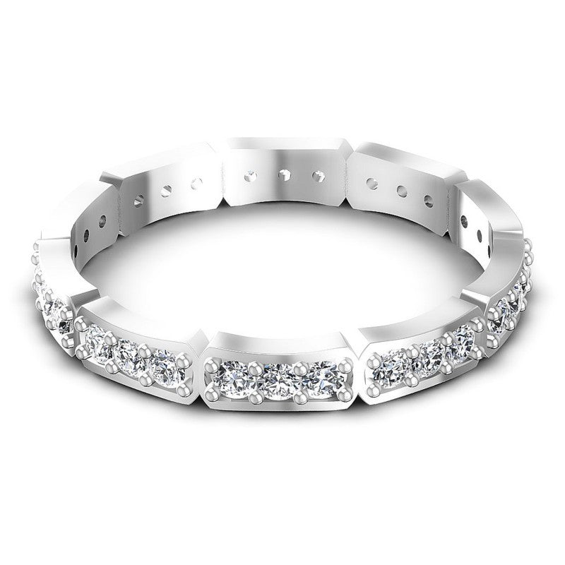 Round Diamonds 0.50CT Eternity Ring in 14KT Rose Gold