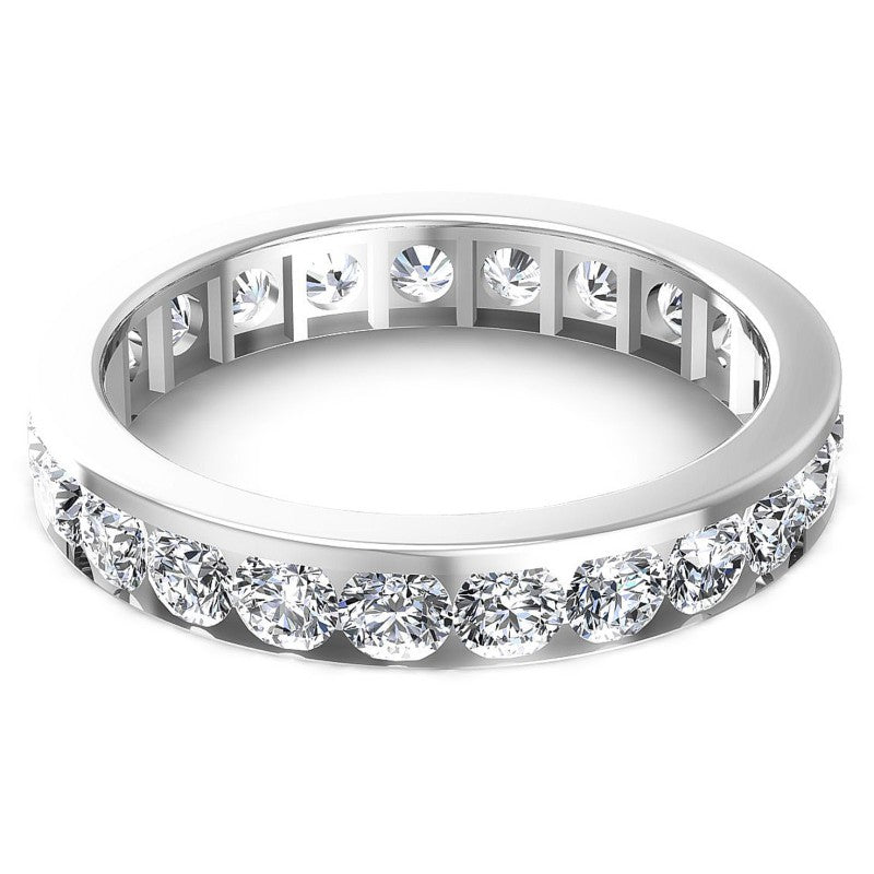 Magnificent Round Diamonds 2.30CT Eternity Ring