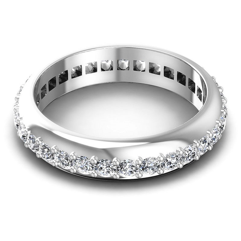 Exceptional Round Diamonds 1.10CT Eternity Ring