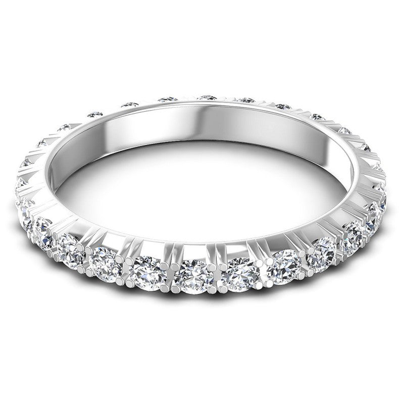 Charming Round Diamonds 0.80CT Eternity Ring