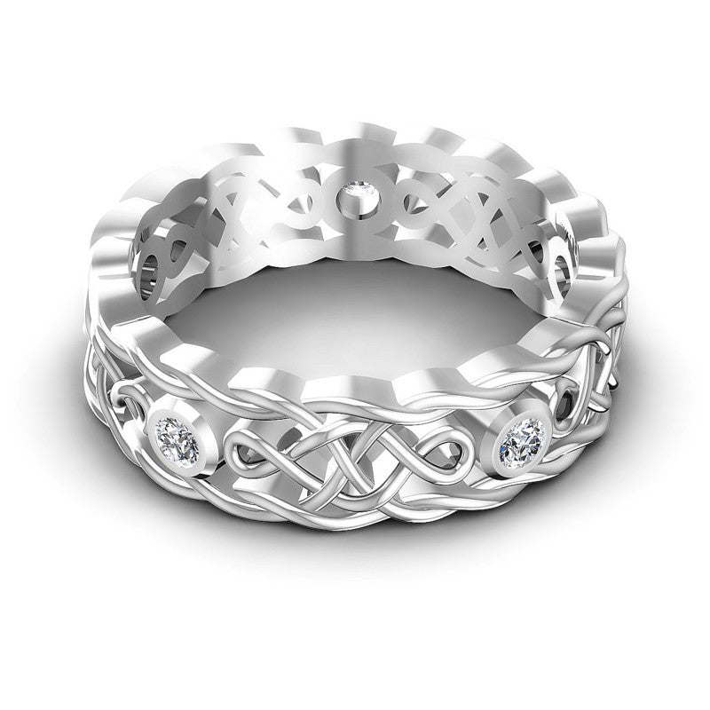 Round Diamonds 0.30CT Eternity Ring in 14KT Rose Gold