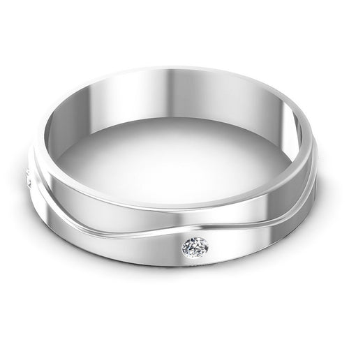 Timeless Round Diamonds 0.20CT Diamonds Wedding Band