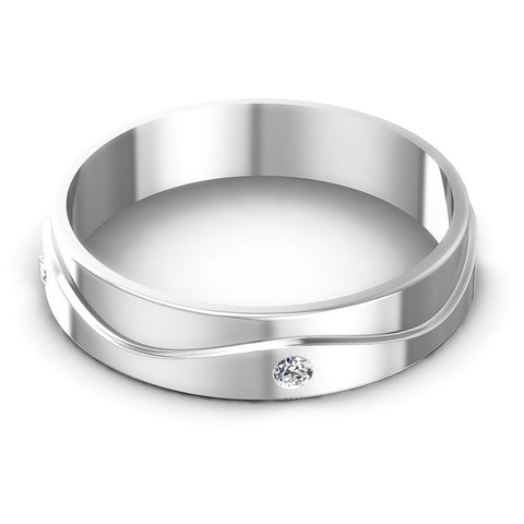 Timeless Round Diamonds 0.20CT Diamonds Wedding Band
