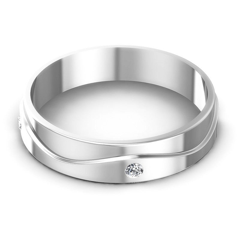Timeless Round Diamonds 0.20CT Diamonds Wedding Band