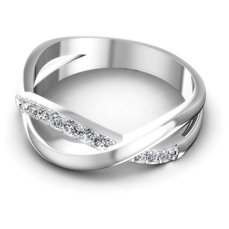 Brilliant Round Diamonds 0.35CT Diamonds Wedding Band