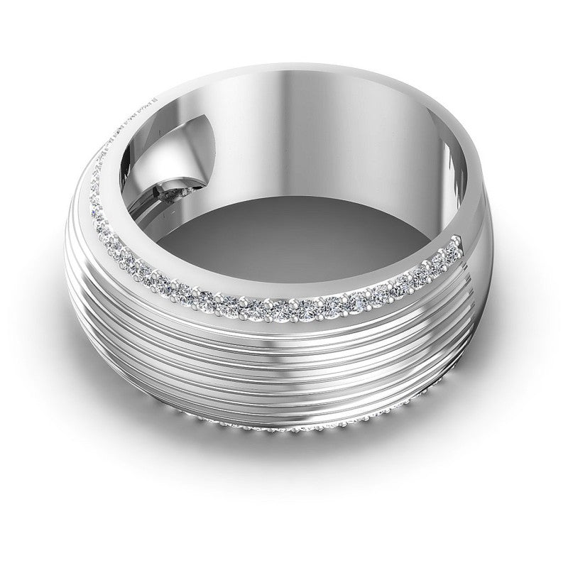 Incredible Round Diamonds 0.45CT Diamonds Wedding Band
