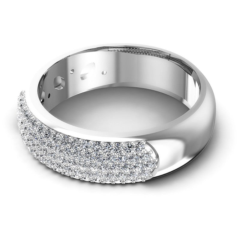 Round Diamonds 0.75CT Diamonds Wedding Band in 14KT Rose Gold